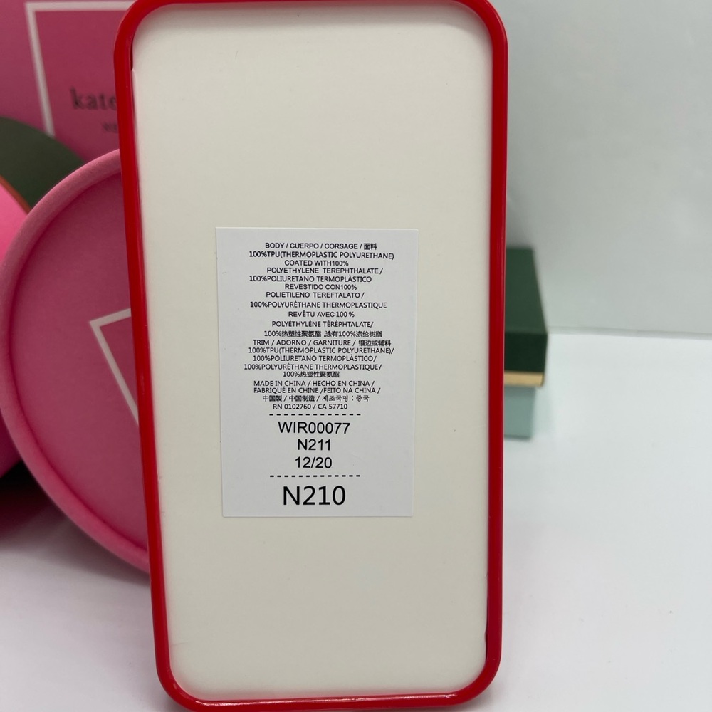 Kate Spade NY x Disney Minnie Mouse IPhone 12/12 Pro Mini Flexible Phone Case - Picture 7 of 16